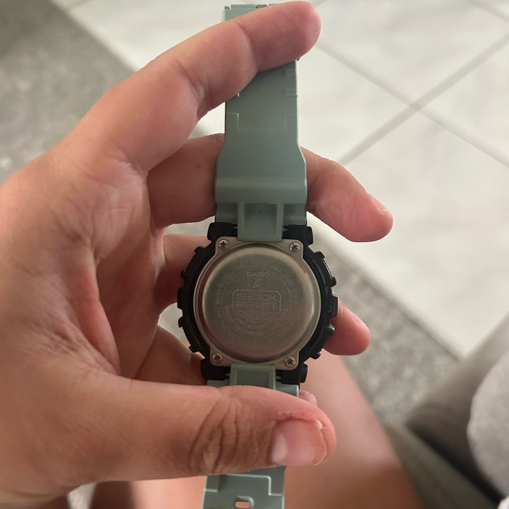 Women’s Casio G-Shock Smartwatch - Light Green and Black - Picture 2 of 2